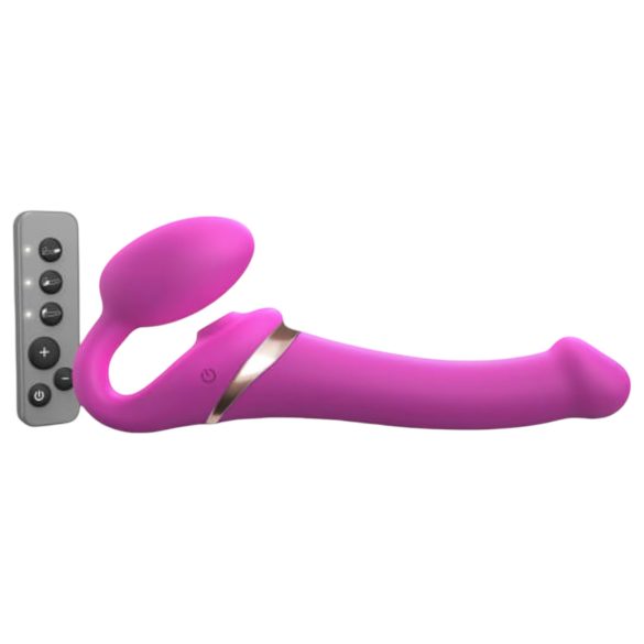 Strap-on-me M - Airwave Strap-On Vibrator (Pink)