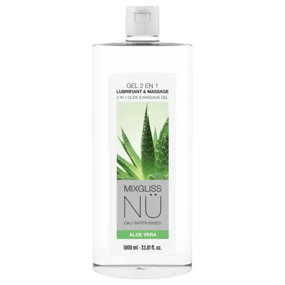 Mixgliss Nu Aloe Vera - nuru massage gel and lubricant (1000 ml)