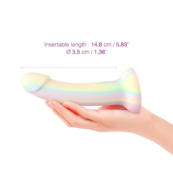 Dildolls Fantasia - Suction Cup Silicone Stripe Dildo