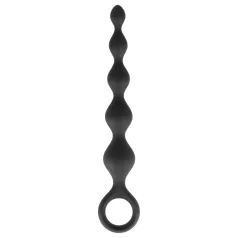 Dorcel Deep Feel - beaded anal dildo (black)