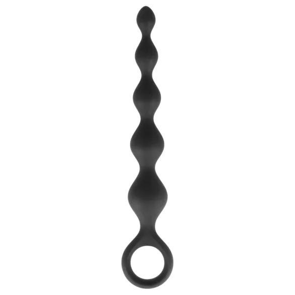 Dorcel Deep Feel - beaded anal dildo (black)
