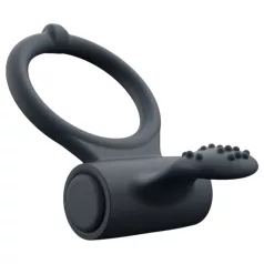   Dorcel Power Clit Plus - rechargeable vibrating penis ring (black)