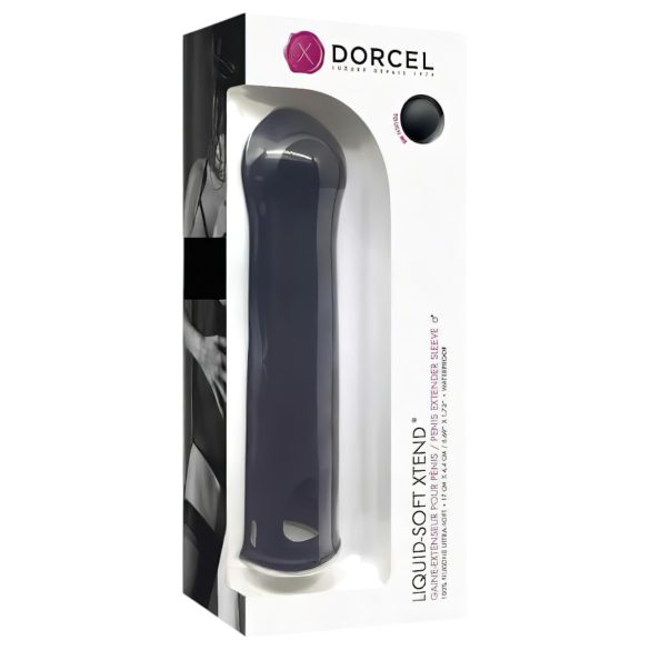 Dorcel Liquid-soft Xtend - Black Penis Sleeve