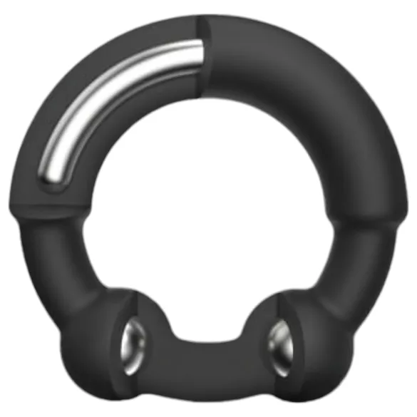 Dorcel Stronger Ring - Metal-Enhanced Penis Ring (Black)