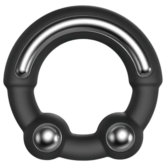 Dorcel Stronger Ring - Metal-Enhanced Penis Ring (Black)