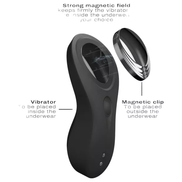 Dorcel Discreet Rechargeable Wireless Clitoral Vibrator (Black)