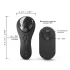 Dorcel Discreet Rechargeable Wireless Clitoral Vibrator (Black)