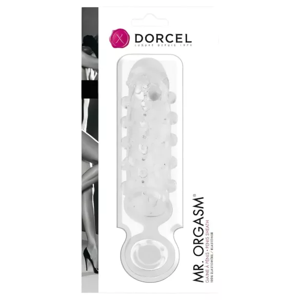 Dorcel Mr Orgasm - beaded penis sleeve (transparent)