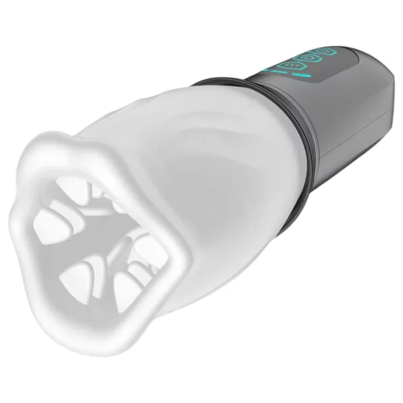Funny Me First Class - Rotating Pleasure Masturbator (White-Black)