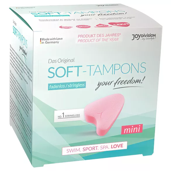 Joydivision Soft-Tampons mini - stringless tampons (3 pcs)