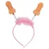 Novelty Headband with Pink & Natural Design