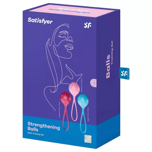 Satisfyer Strengthening Balls - 3-Piece Kegel Ball Set