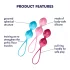 Satisfyer V Balls - Duo Kegel Ball Set (3-Piece)