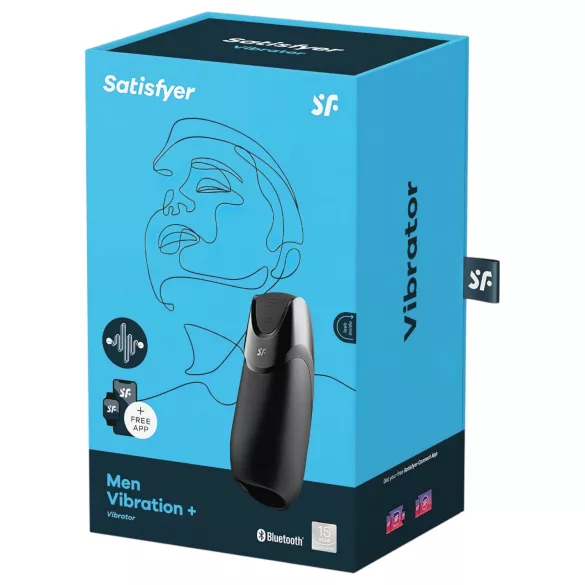 Satisfyer Men - App-controlled masturbator for men (black)