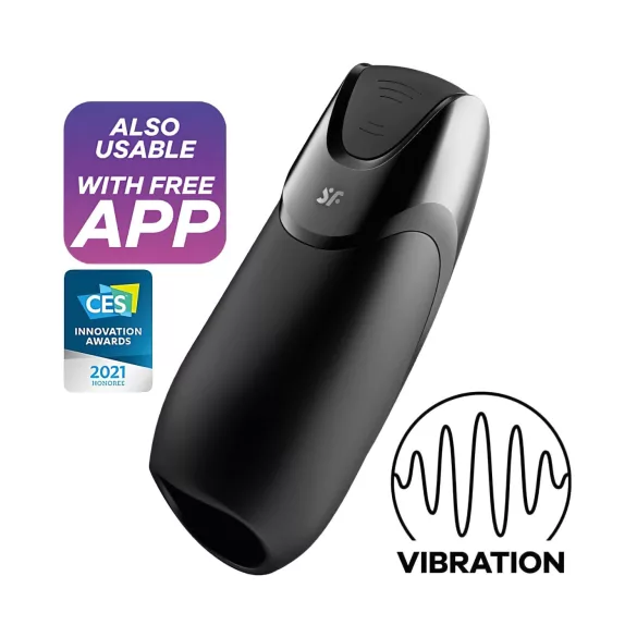 Satisfyer Men - App-controlled masturbator for men (black)
