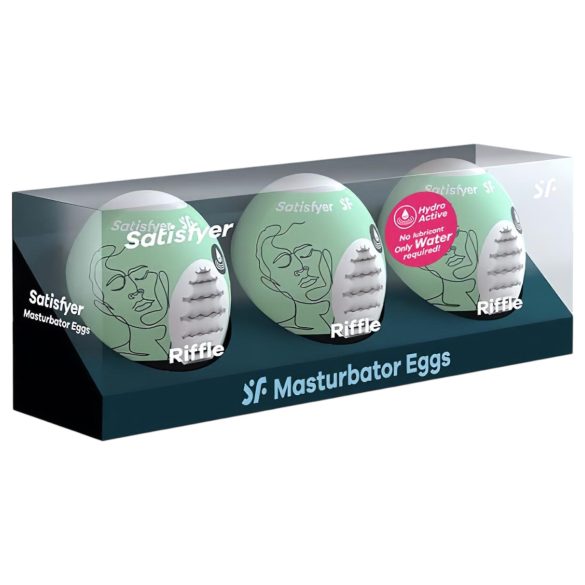 Satisfyer Egg Riffle - Set of 3 Male Pleasure Eggs