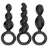 Satisfyer Booty Call - Black Anal Plug Set (3 Pieces)