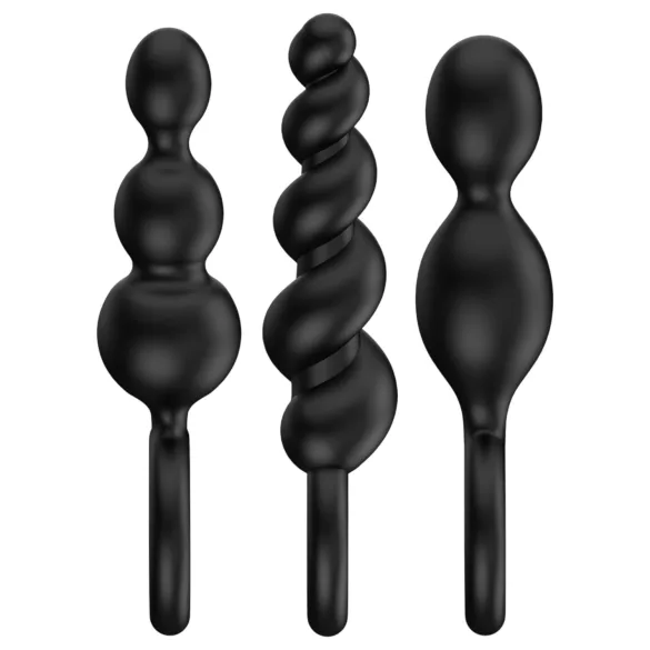 Satisfyer Booty Call - Black Anal Plug Set (3 Pieces)