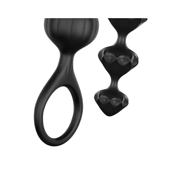 Satisfyer Love Beads - Black Beaded Anal Set