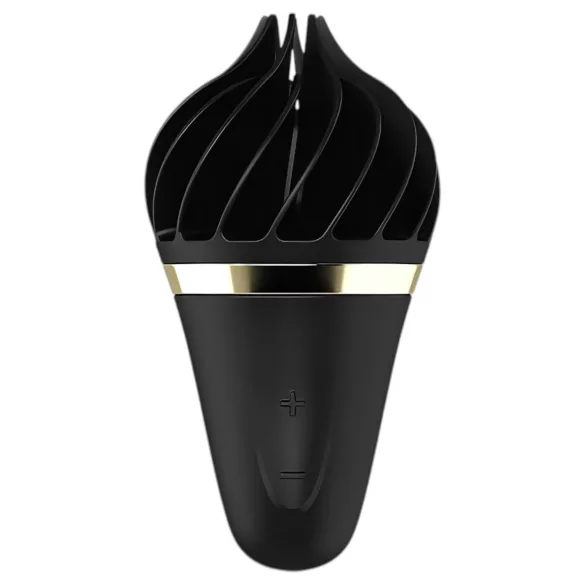 Satisfyer Sweet Treat - Black Rechargeable Spinning Clitoral Vibrator