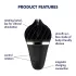 Satisfyer Sweet Treat - Black Rechargeable Spinning Clitoral Vibrator