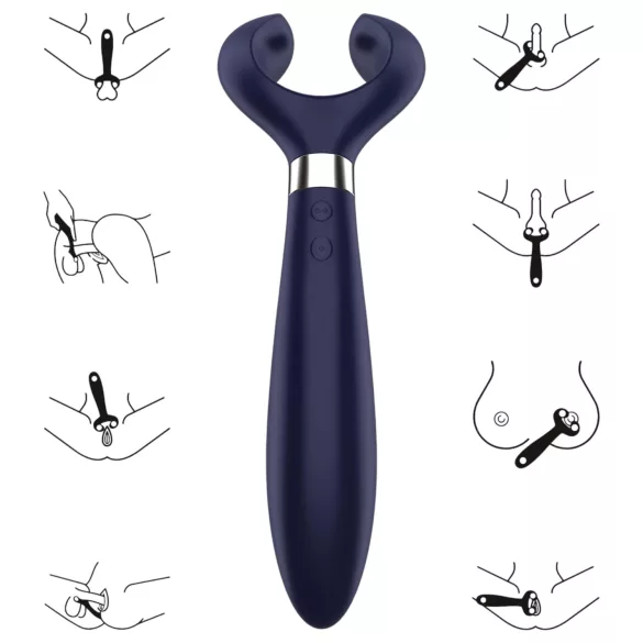 Satisfyer Endless Fun - Rechargeable, Waterproof Couple's Vibrator (Blue)