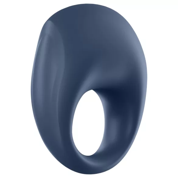 Satisfyer Strong One - App-controlled vibrating penis ring for men (blue)