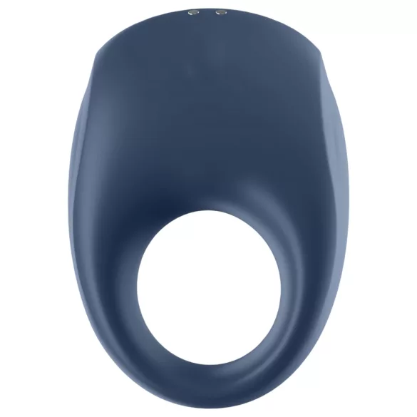 Satisfyer Strong One - App-controlled vibrating penis ring for men (blue)