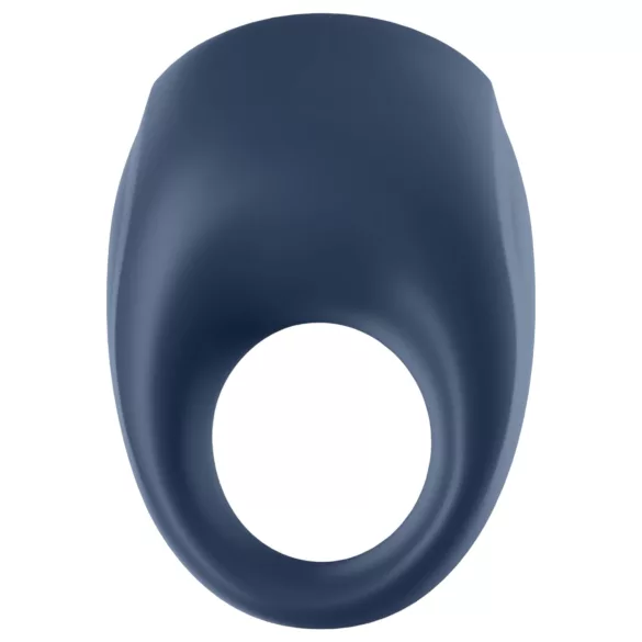 Satisfyer Strong One - App-controlled vibrating penis ring for men (blue)