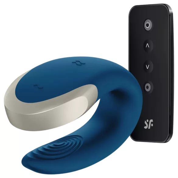 Satisfyer Double Love - App-controlled couple’s vibrator (blue)