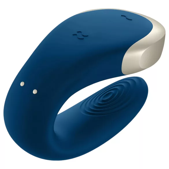 Satisfyer Double Love - App-controlled couple’s vibrator (blue)