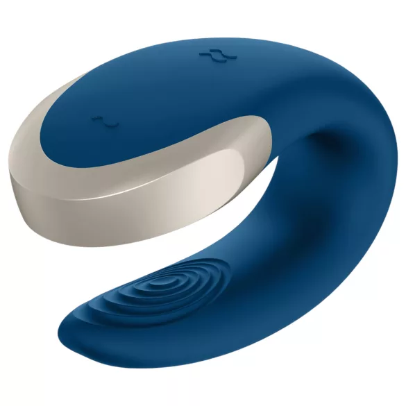Satisfyer Double Love - App-controlled couple’s vibrator (blue)