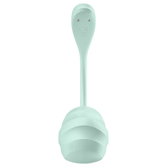 Satisfyer Smooth Petal - wearable app-controlled vibrating egg (green)