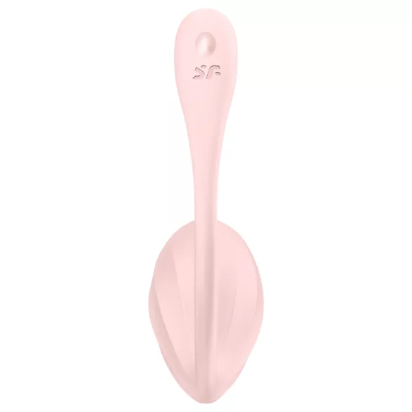 Satisfyer Ribbed Petal - remote control vibrating egg (pink)