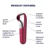 Satisfyer Dual Love - Smart Red Vibrator for G-Spot & Clitoral Pleasure