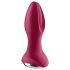 Satisfyer Rotator Plug 2 - Rechargeable Beaded Anal Vibrator (Red)