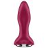 Satisfyer Rotator Plug 2 - Rechargeable Beaded Anal Vibrator (Red)