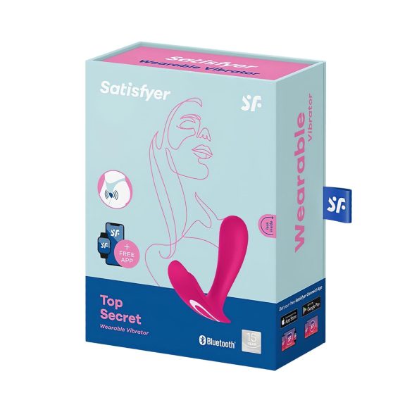 Satisfyer Top Secret - Smart Dual Motor Vibrator (Pink)