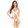 Penthouse After Sunset - Sheer Babydoll & Thong Set (White) - L/XL