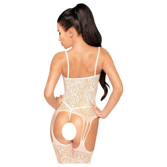 Penthouse Eye of the Storm - Floral Mesh Set (White) - XL