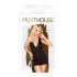 Penthouse Earth-shaker - Halter Dress & Thong Set (Black) - M/L