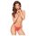 Penthouse Hot Getaway - Lace-Up Bow Open-Front Thong (Red) - M/L