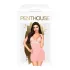 Penthouse Bedtime Story - Nightgown & Thong Set (Pink) - M/L