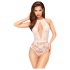 Penthouse Toxic Powder - Halter Neck Bodysuit (White)