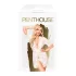 Penthouse Hypnotic Power - Lace Short Robe & Thong Set (White)