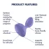 Satisfyer Sweet Seal - App-controlled anal vibrator (purple)