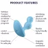 Satisfyer Deep Diver - App-controlled anal vibrator (blue)