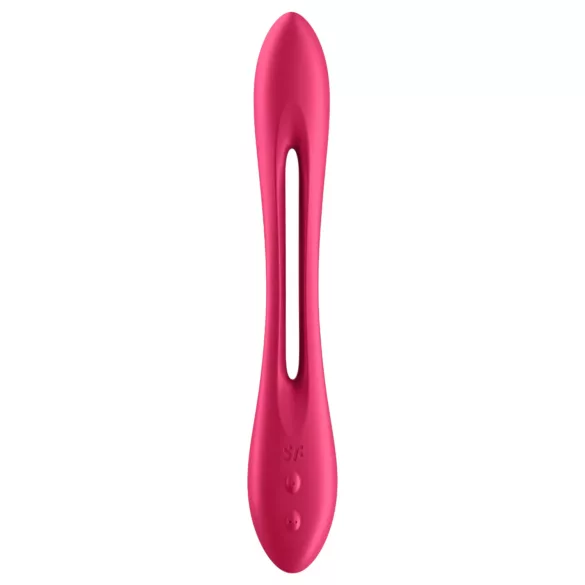 Satisfyer Elastic Joy - Red Rechargeable Flexible Couple's Vibrator