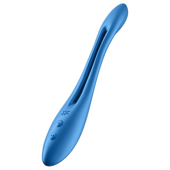 Satisfyer Elastic Game - Rechargeable Flexible Couple's Vibrator (Blue)