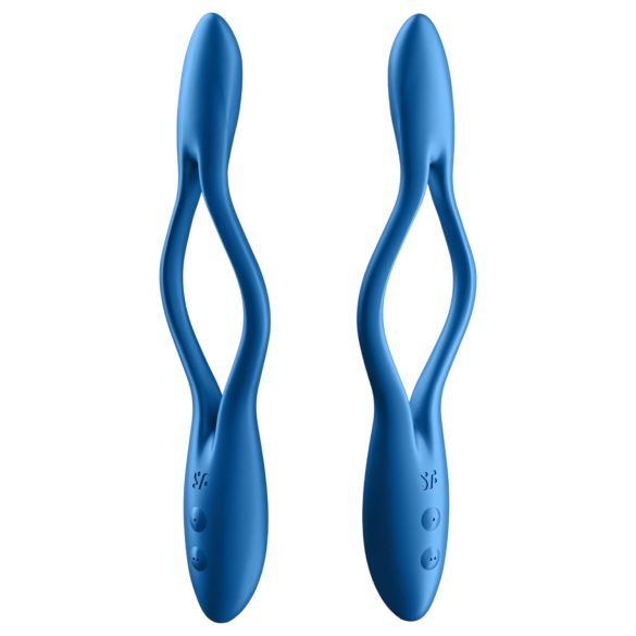 Satisfyer Elastic Game - Rechargeable Flexible Couple's Vibrator (Blue)